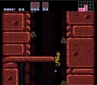 une photo d'Ã©cran de Super Metroid sur Nintendo Super Nes